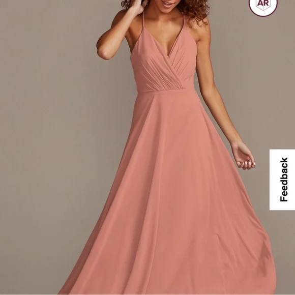 David's Bridal | Dresses | Nwt Davids Bridal Dessert Coral Bridesmaid Dress  | Poshmark